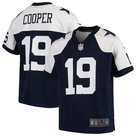 dallas cowboys youth amari cooper nike game replica jersey